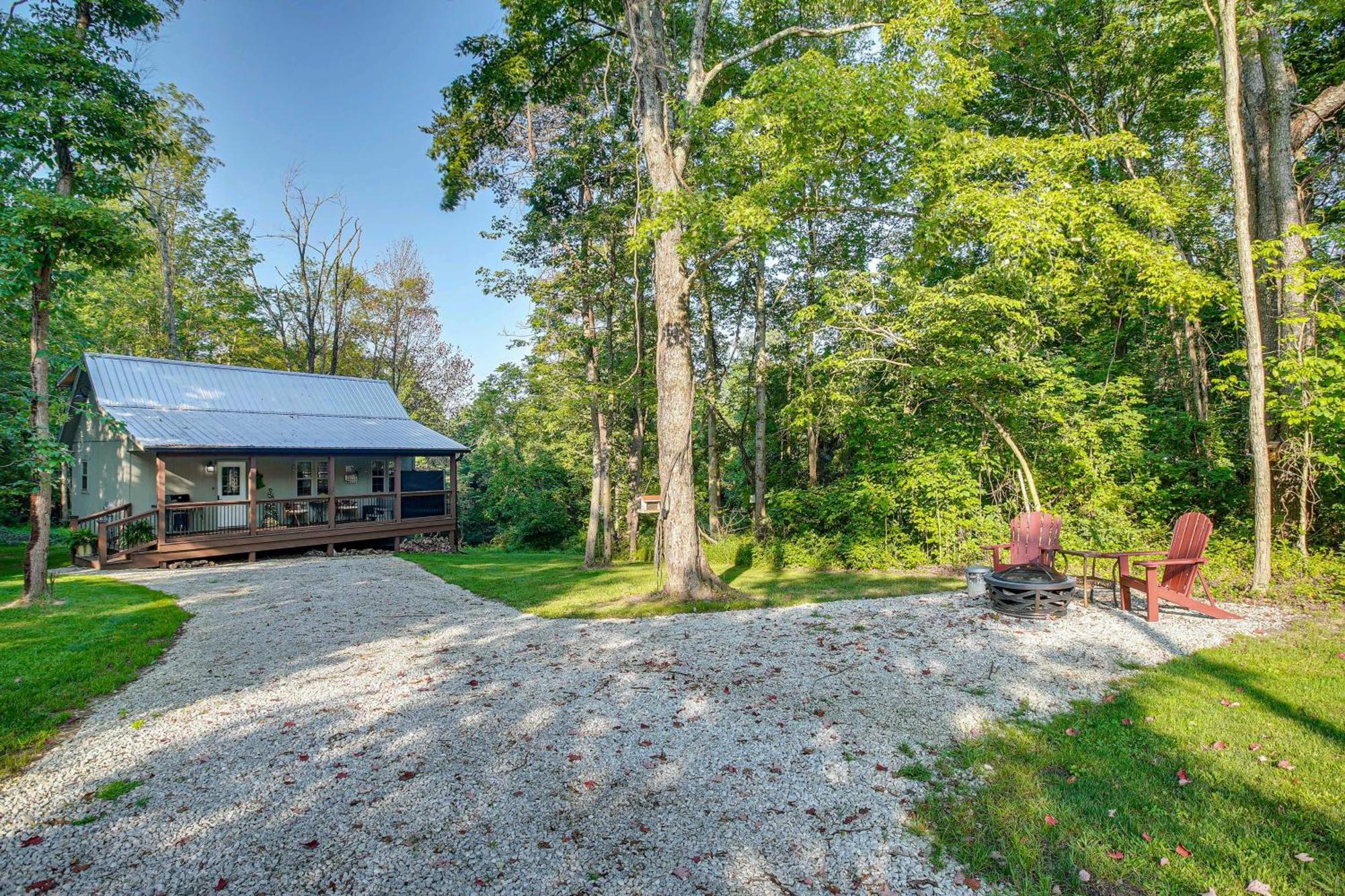 Idyllic Cabin In The Heart Of Hocking Hills Rockbridge Exterior photo